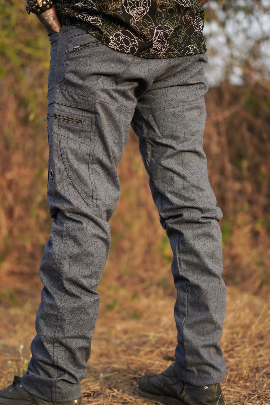 MAGMA CODEX – LA Hose in Blau | Cargo-Hose für Herren für Partys