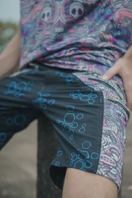 Short-length above knee shorts for men designed for comfort, movement, and summer wear