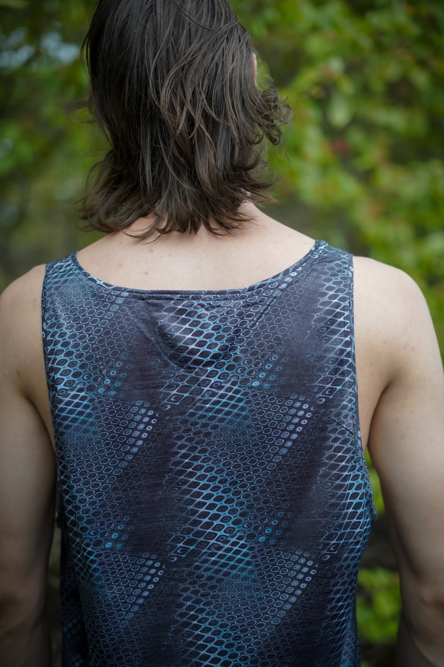 PYTHON VORTEX | Psychedelische Tank-T-Shirts für Herren