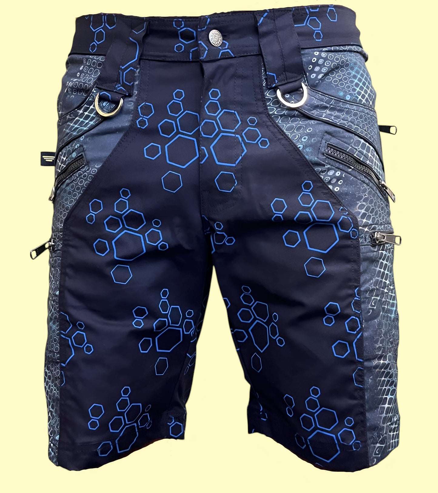 PYTHON DREAMS - Digitale Molekulare Python Bedruckte Herren-NY-Shorts