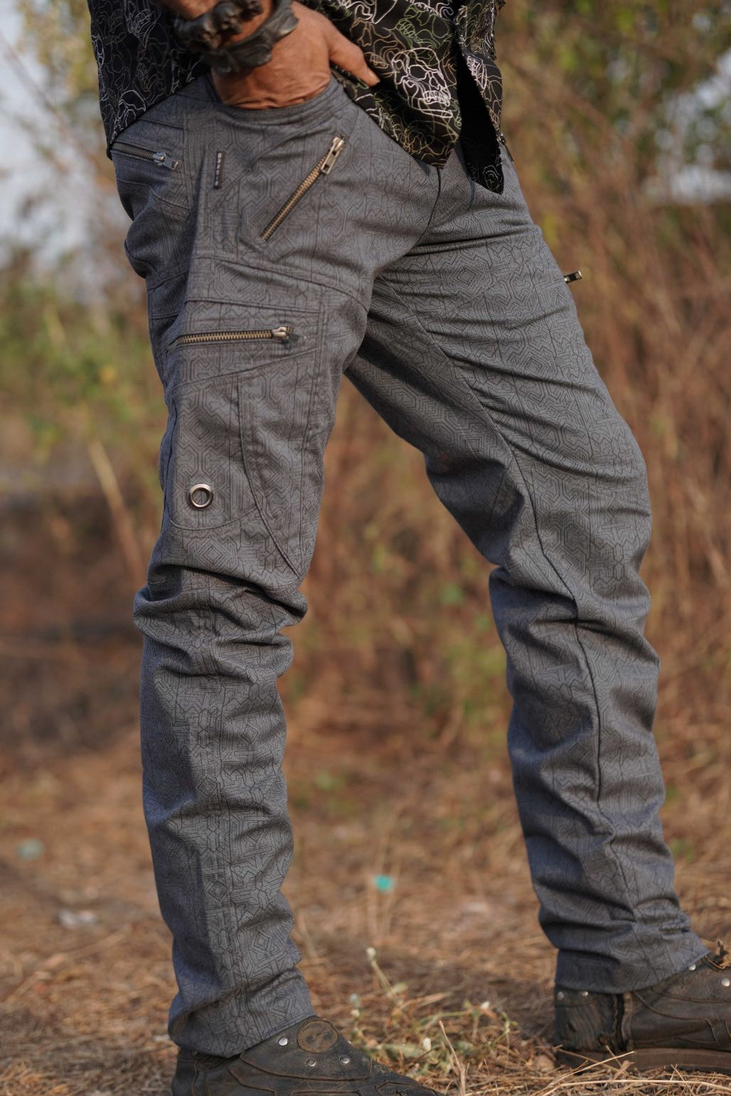 MAGMA CODEX – LA Hose in Blau | Cargo-Hose für Herren für Partys