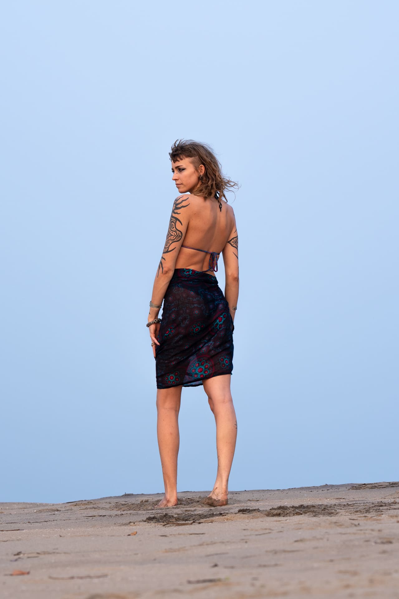 Molecule Haze – Psychedelisches Rave-Bademoden-Bikini-Set für Damen