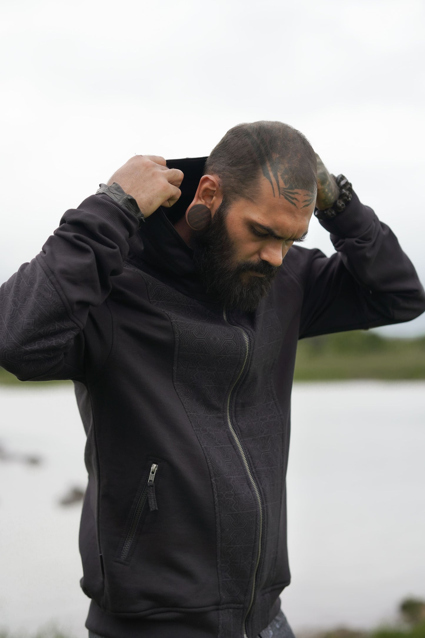 PIRATE'S GOSPEL Edition | Cotton Fleece Black Hoodies for Men Skull Print