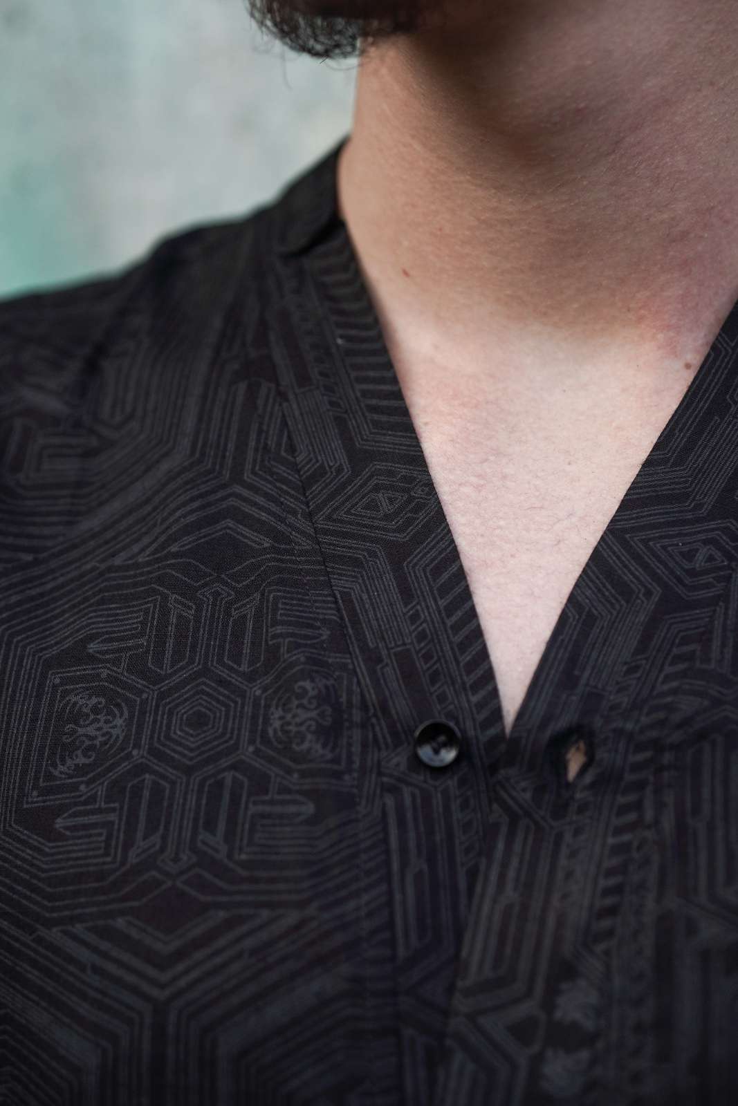 METANOIA Cyber Art Wear Viscose ärmelloses Shirt