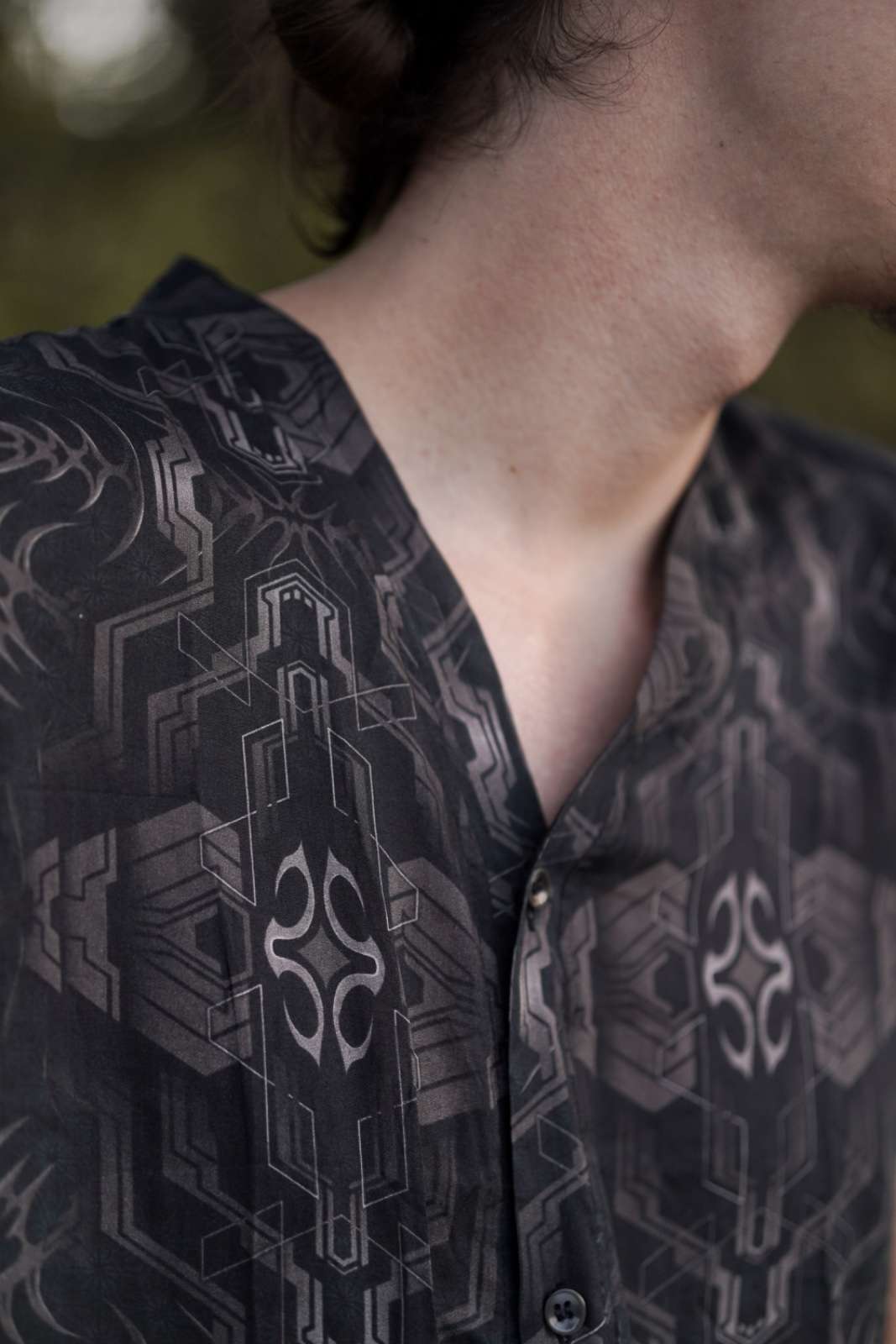 PIRATES OF CHAPORA Gothic Ärmelloses Kunst-Shirt aus Bambus