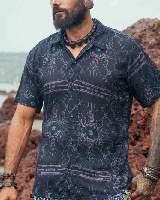 lightweight bamboo shirt for men made from bamboo fabric front view